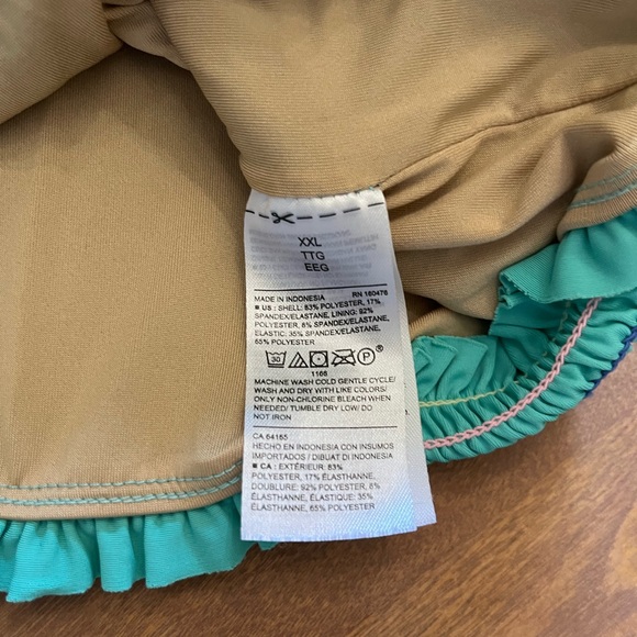 Old Navy Turquoise Bandeau Bikini Set – XXL Girl - Picture 5 of 10